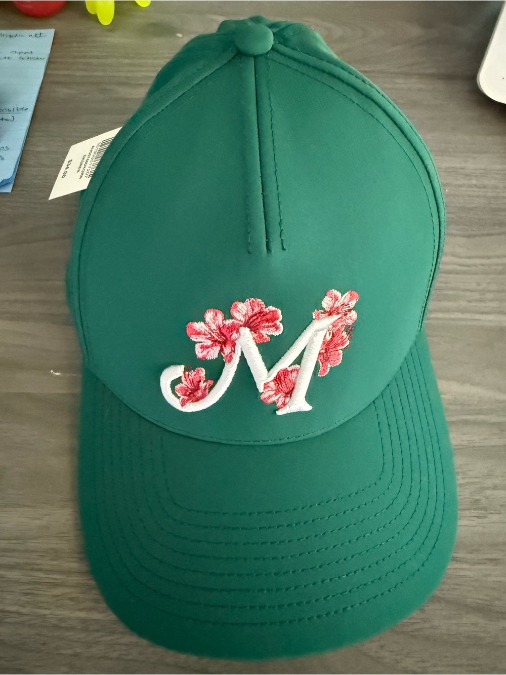 Masters “M” azalea hat